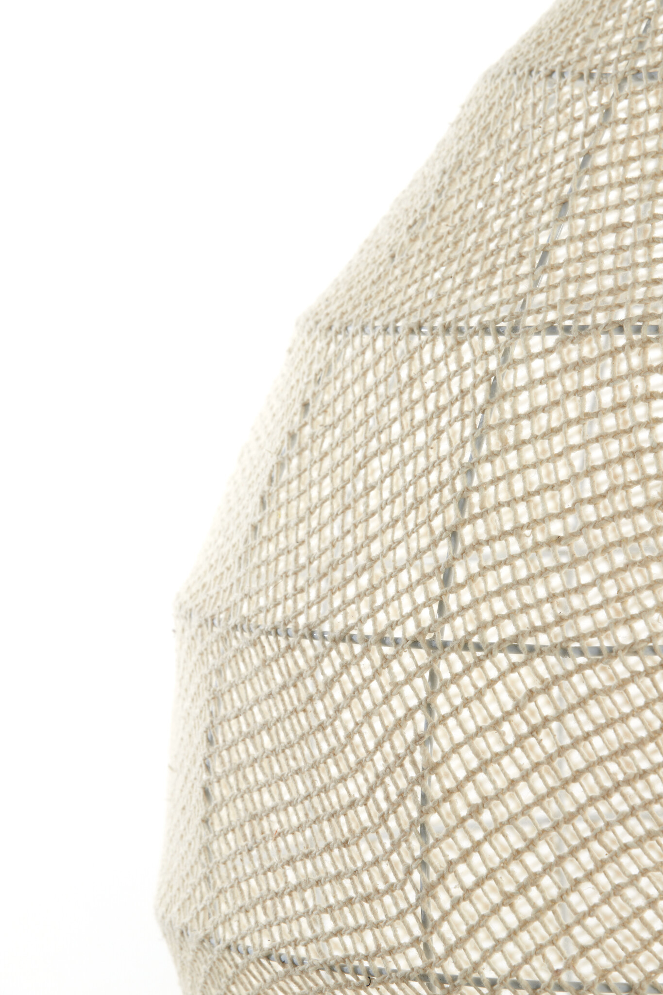 Light & Living - Hanglamp MAKASSAR - Ø50x50cm - Wit