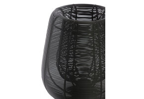 Light & Living - Tafellamp ABOSO - Ø24x54cm - Zwart