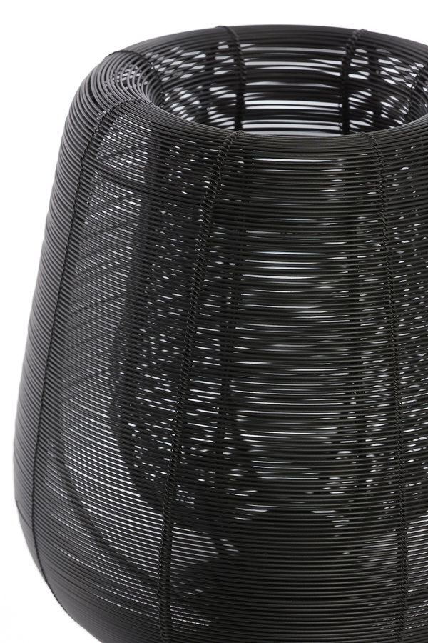 Light & Living - Tafellamp ABOSO - Ø24x54cm - Zwart