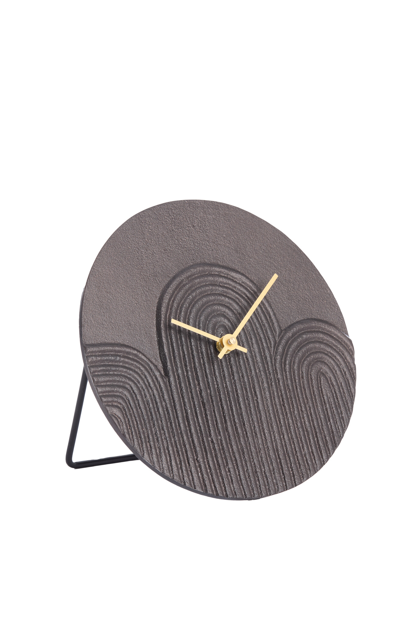 Light & Living - Klok GWENNA - 20x3x20cm - Bruin