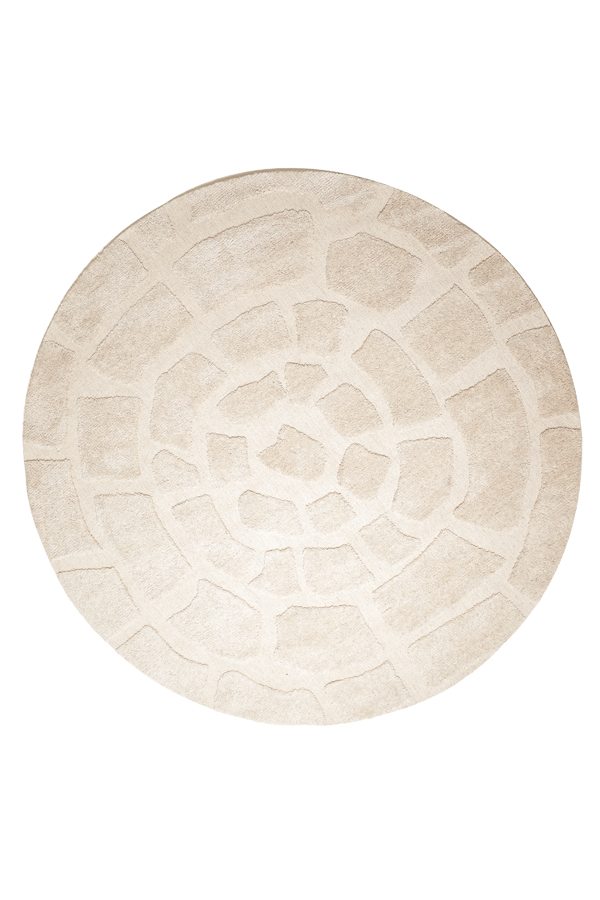 Light & Living - Vloerkleed BAJELO - Ø220x0.5cm - Bruin