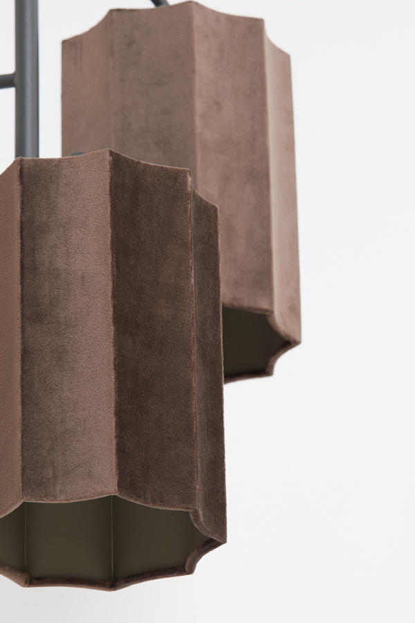 Light & Living - Hanglamp EDISA - Ø48x25cm - Bruin
