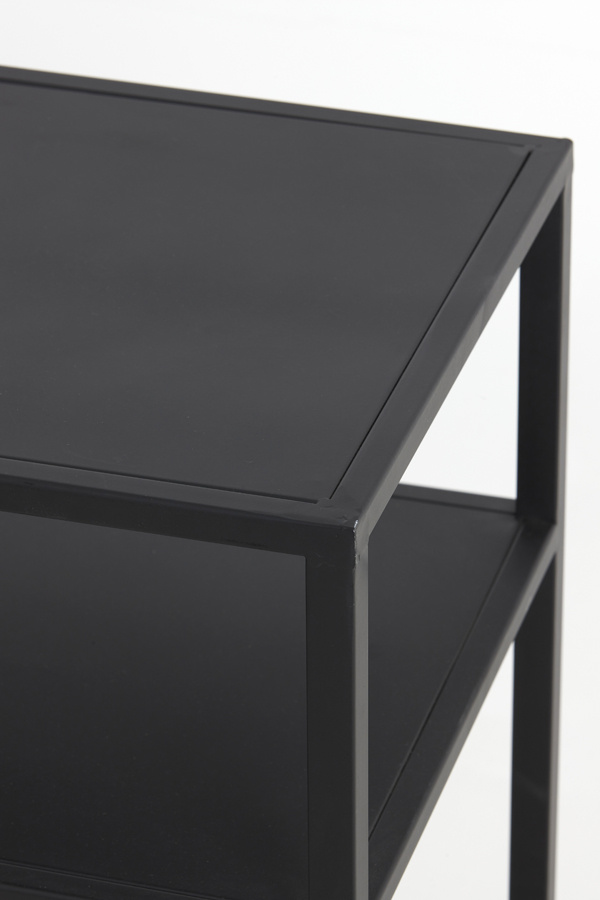 Light & Living - Side YVANA - 141x37x81cm - Zwart
