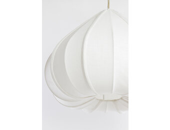 Light & Living - Hanglamp ZUBEDA - Ø49x36cm - Wit