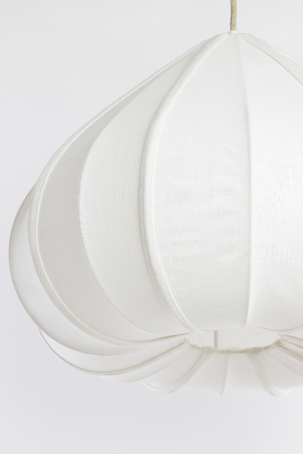 Light & Living - Hanglamp ZUBEDA - Ø49x36cm - Wit