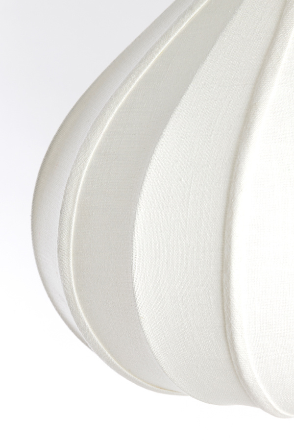 Light & Living - Hanglamp ZUBEDA - Ø49x36cm - Wit
