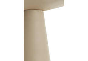 Light & Living - Bijzettafel ABALA - Ø28x53cm - Bruin