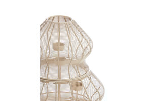 Light & Living - Theelicht CHRISTMAS TREE - Ø38x50cm - Bruin