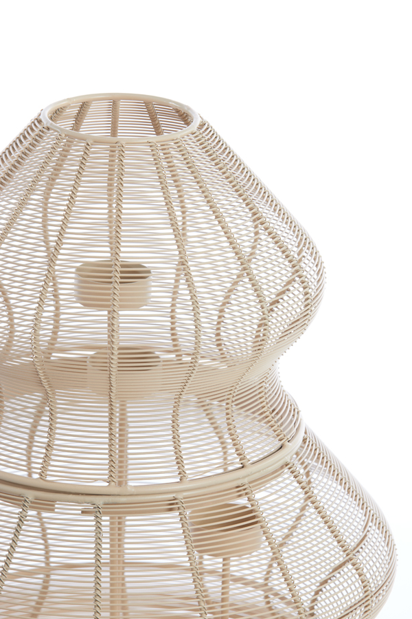 Light & Living - Theelicht CHRISTMAS TREE - Ø38x50cm - Bruin