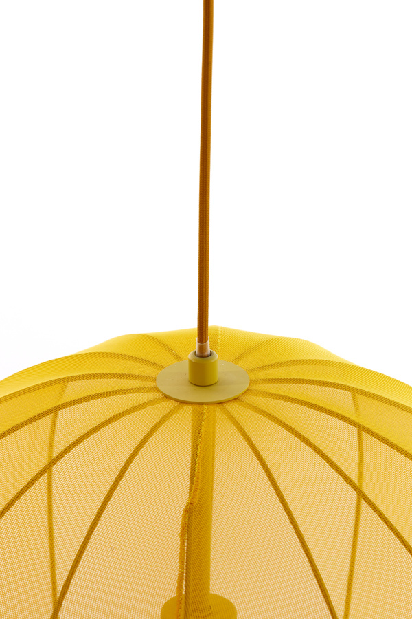 Light & Living - Hanglamp PLUMERIA - Ø34x40cm - Geel