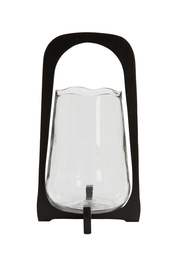 Light & Living - Windlicht ANOSY - Ø26x48cm - Zwart