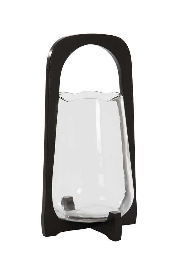 Light & Living - Windlicht ANOSY - Ø26x48cm - Zwart