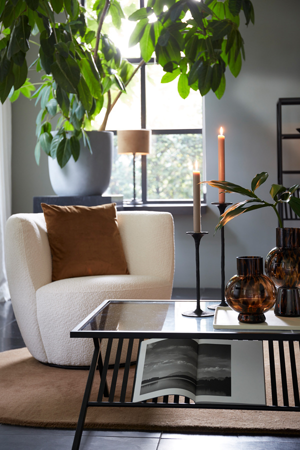 Light & Living - Stoel SENJA - 89x85x74cm - Wit