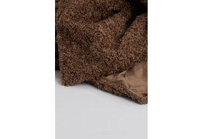 Light & Living - Plaid BODI - 152x127x0.5cm - Bruin