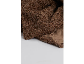 Light & Living - Plaid BODI - 152x127x0.5cm - Bruin