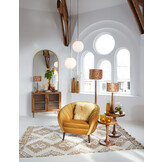 Light & Living - Bijzettafel JOEKON - Ø40x47cm - Bruin