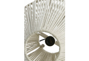 Light & Living - Tafellamp FELIDA - Ø35x40cm - Wit