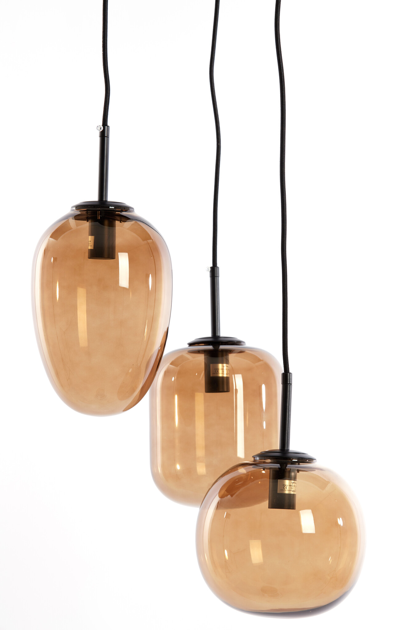 Light & Living - Hanglamp MEZZA - Ø30x23cm - Bruin