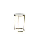 Light & Living - Bijzettafel AXAT - Ø41x50cm - Brons - Set van 2