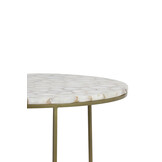 Light & Living - Bijzettafel AXAT - Ø41x50cm - Brons - Set van 2