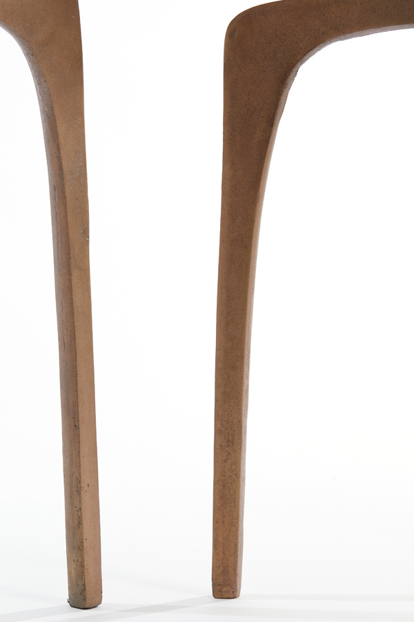 Light & Living - Bijzettafel PANO - Ø41x63cm - Brons - Set van 2