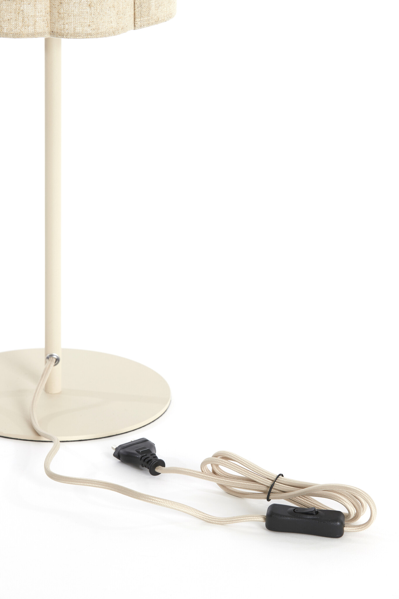 Light & Living - Tafellamp FRINGE - Ø20x70cm - Bruin