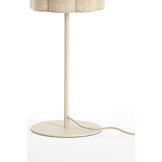 Light & Living - Tafellamp FRINGE - Ø20x70cm - Bruin