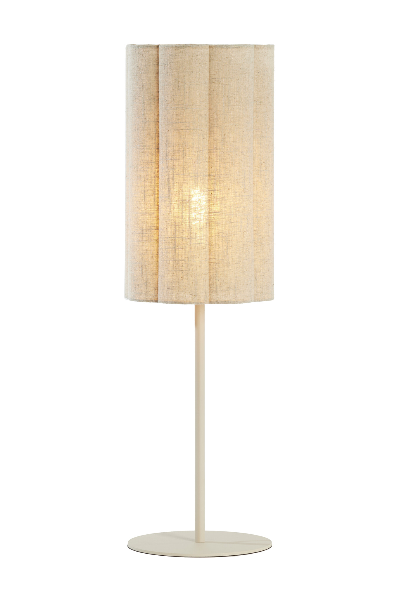 Light & Living - Tafellamp FRINGE - Ø20x70cm - Bruin