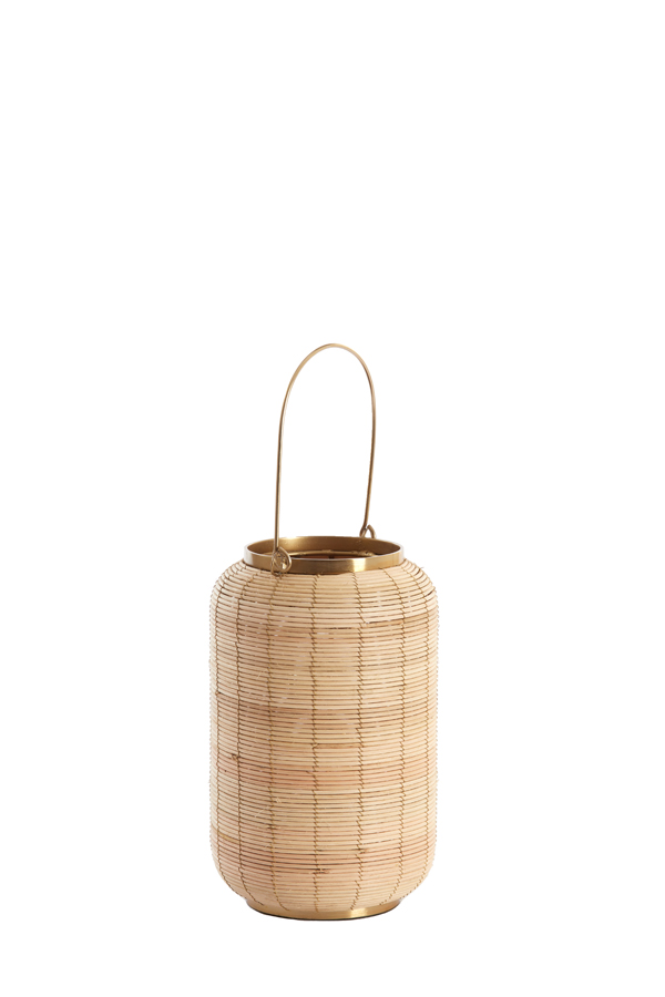 Light & Living - Windlicht VIVARO - Ø16.5x27cm - Bruin
