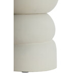 Light & Living - Bijzettafel AZALIO - Ø35x45cm - Wit