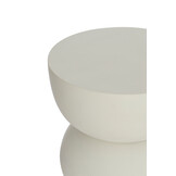 Light & Living - Bijzettafel AZALIO - Ø35x45cm - Wit