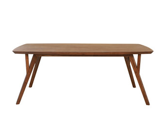 Light & Living - Eettafel QUENZA - 220x100x76cm - Bruin