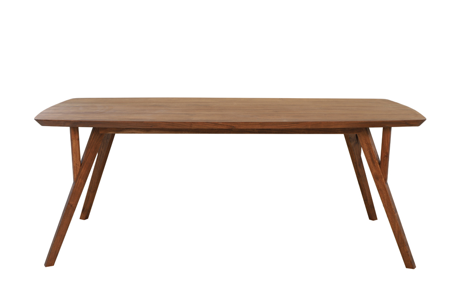 Light & Living - Eettafel QUENZA - 220x100x76cm - Bruin