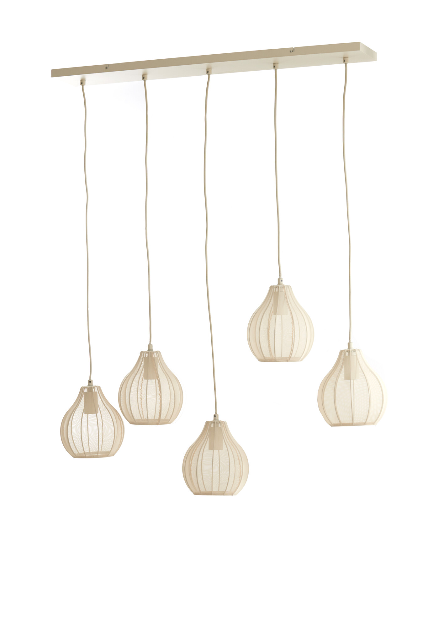 Light & Living - Hanglamp ELATI - 100x15x21.5cm - Bruin