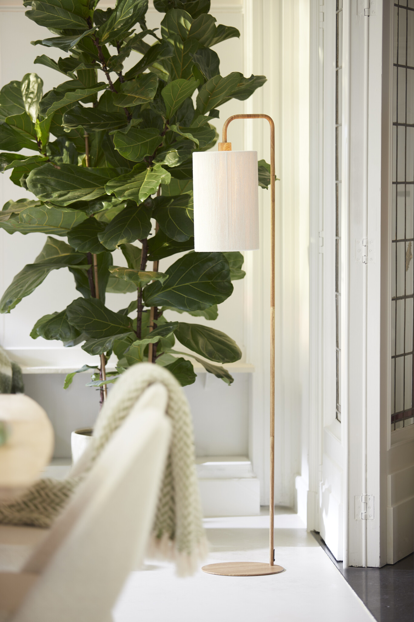 Light & Living - Vloerlamp DONIO - 33.5x28x155cm - Bruin