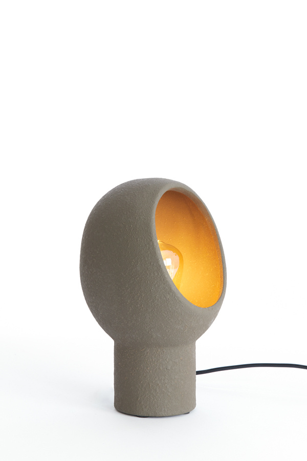 Light & Living - Tafellamp MONK - 18.5x17x30cm - Bruin