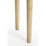 Light & Living - Bijzettafel QIANO - Ø49x49cm - Bruin