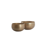 Light & Living - Schaal YARO - Ø53x28.5cm - Goud - Set van 2