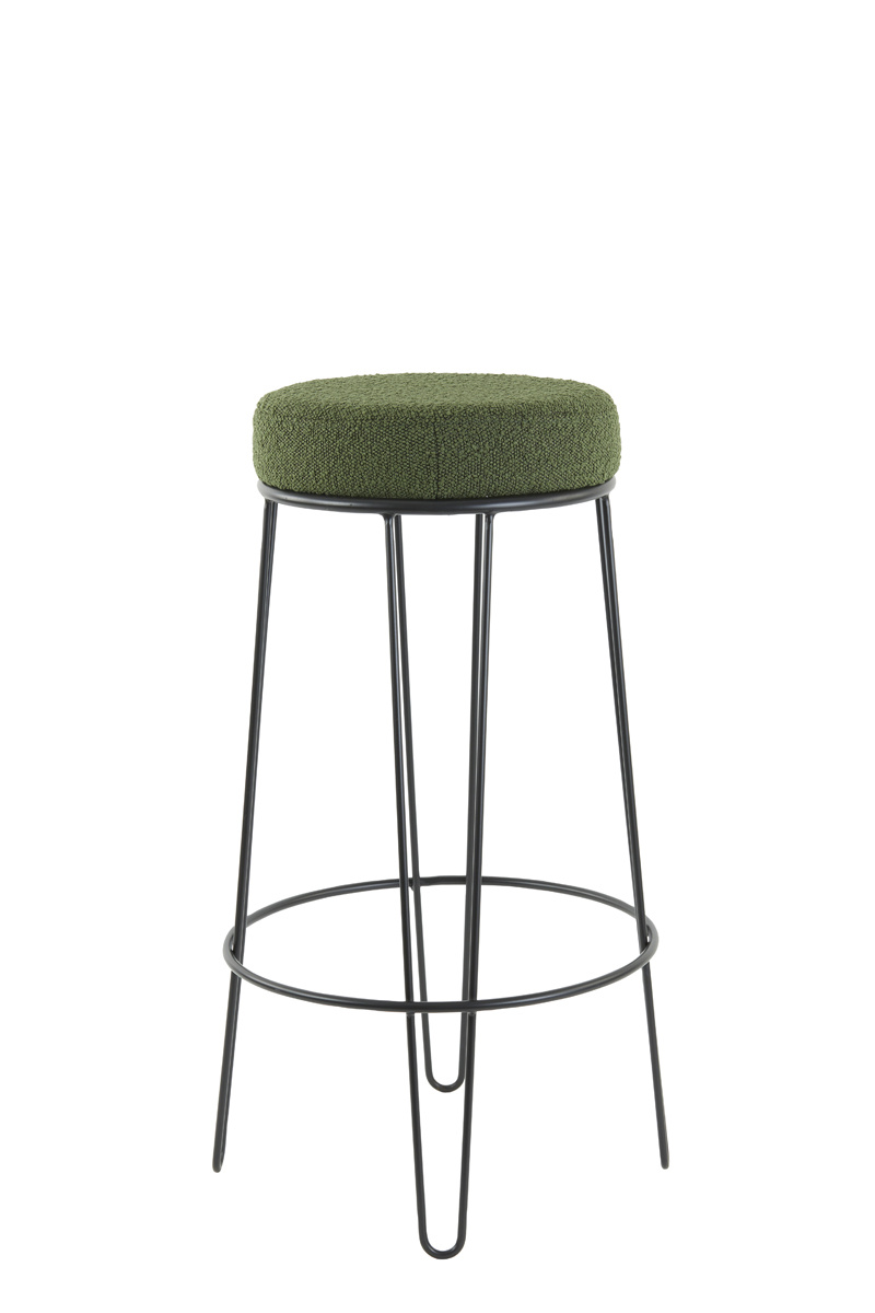 Light & Living - Barkruk ALICE - Ø41x73cm - Groen