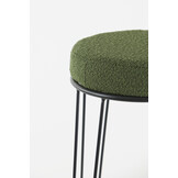 Light & Living - Barkruk ALICE - Ø41x73cm - Groen