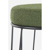 Light & Living - Barkruk ALICE - Ø41x73cm - Groen