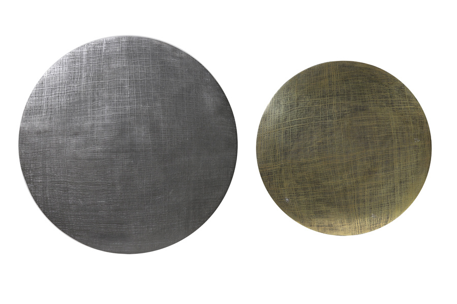 Light & Living - Salontafel RENGO - Ø76x41cm - Zwart - Set van 2