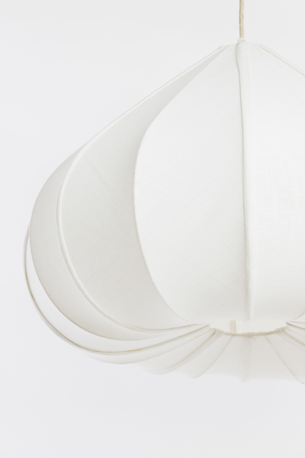 Light & Living - Hanglamp ZUBEDA - Ø58.5x40cm - Wit