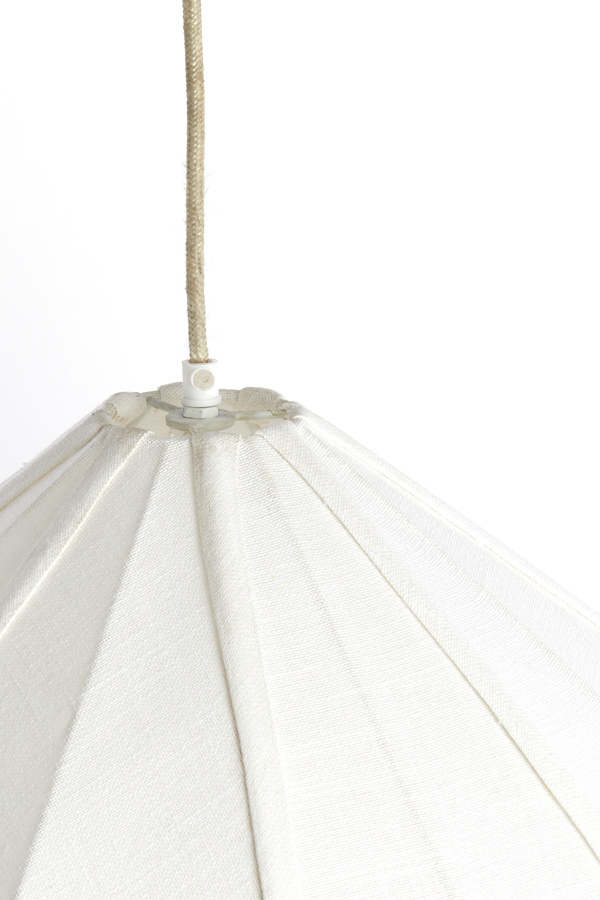 Light & Living - Hanglamp ZUBEDA - Ø58.5x40cm - Wit