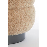 Light & Living - Poef JOBBI - Ø40x45cm - Bruin