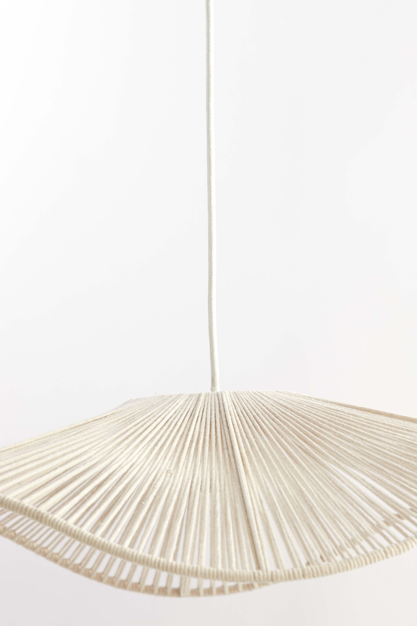 Light & Living - Hanglamp RAFA - Ø70x15cm - Wit