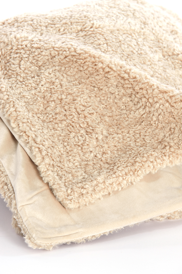 Light & Living - Plaid BODI - 152x127x0.5cm - Bruin