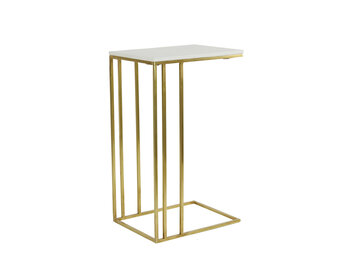 Light & Living - Bijzettafel ROSHAN - 41x31x71cm - Wit