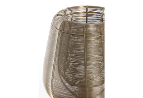 Light & Living - Tafellamp ABOSO - Ø24x54cm - Goud
