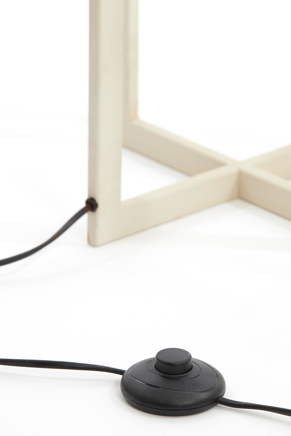 Light & Living - Vloerlamp MACE - Ø30x140cm - Wit